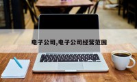 电子公司,电子公司经营范围
