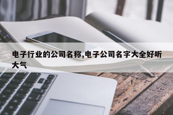 电子行业的公司名称,电子公司名字大全好听大气